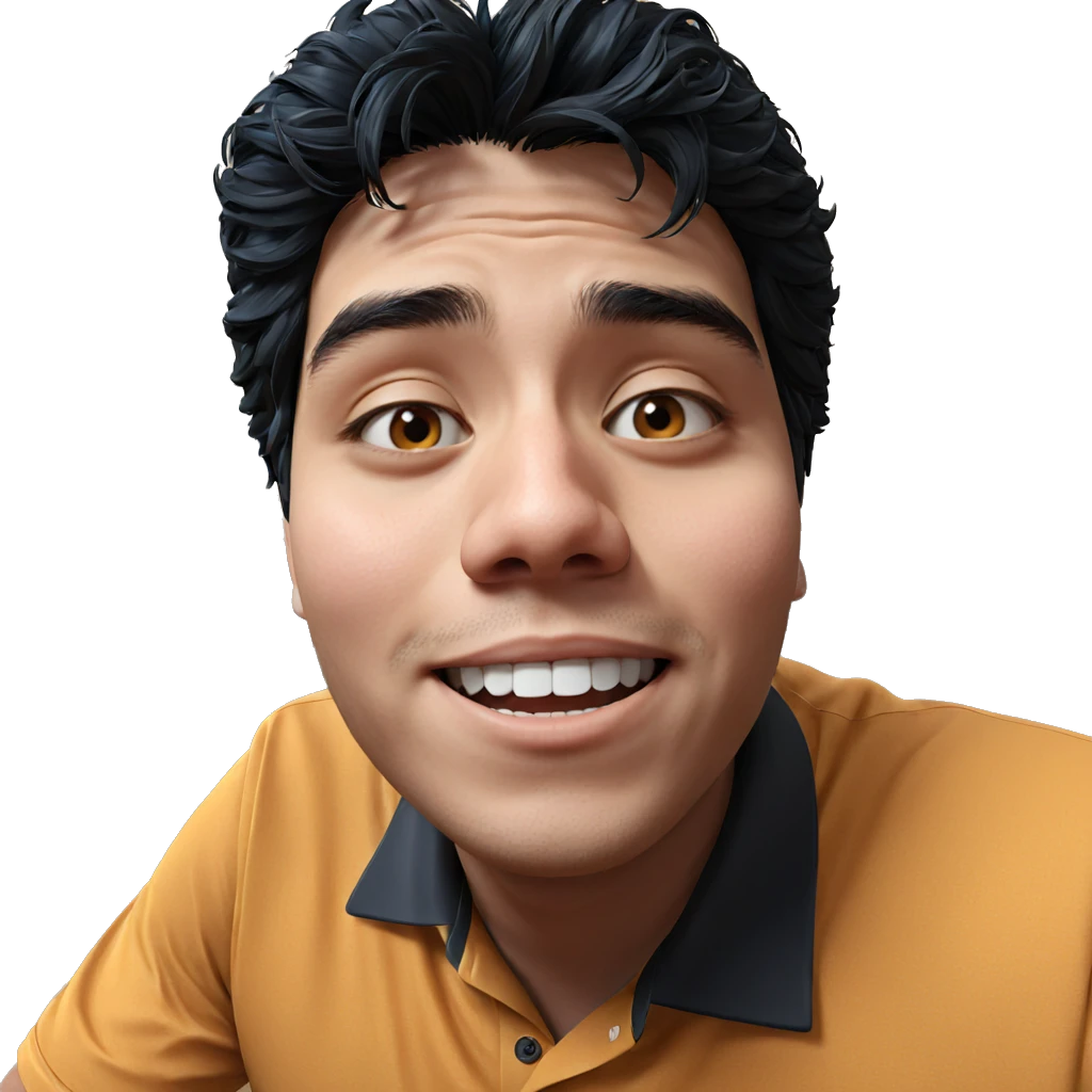 realistic portrait of male emoji