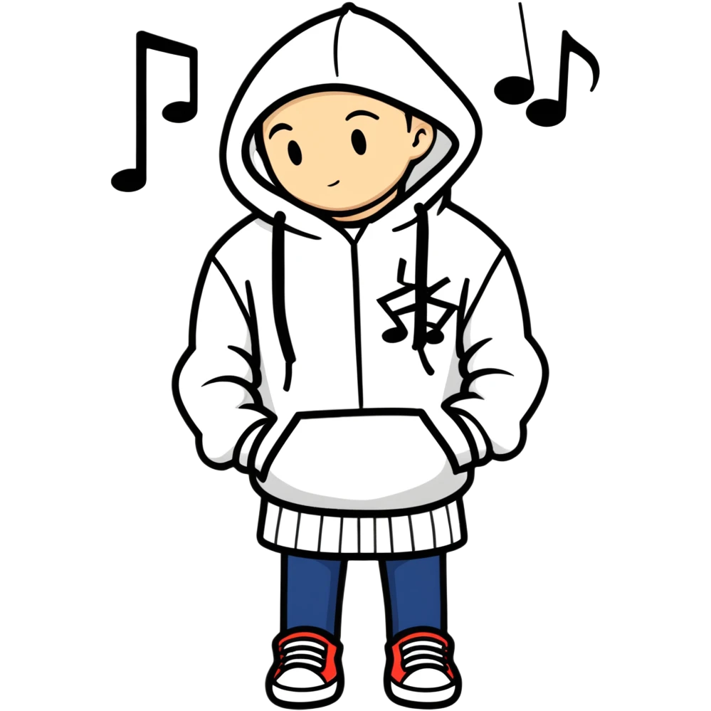 Sprunki Jevin 👨💙(Hoodie)🎶 emoji