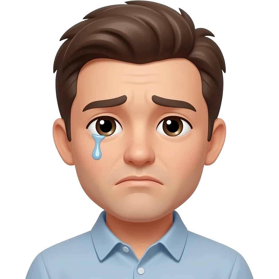 A look of laziness and feeling sorry emoji