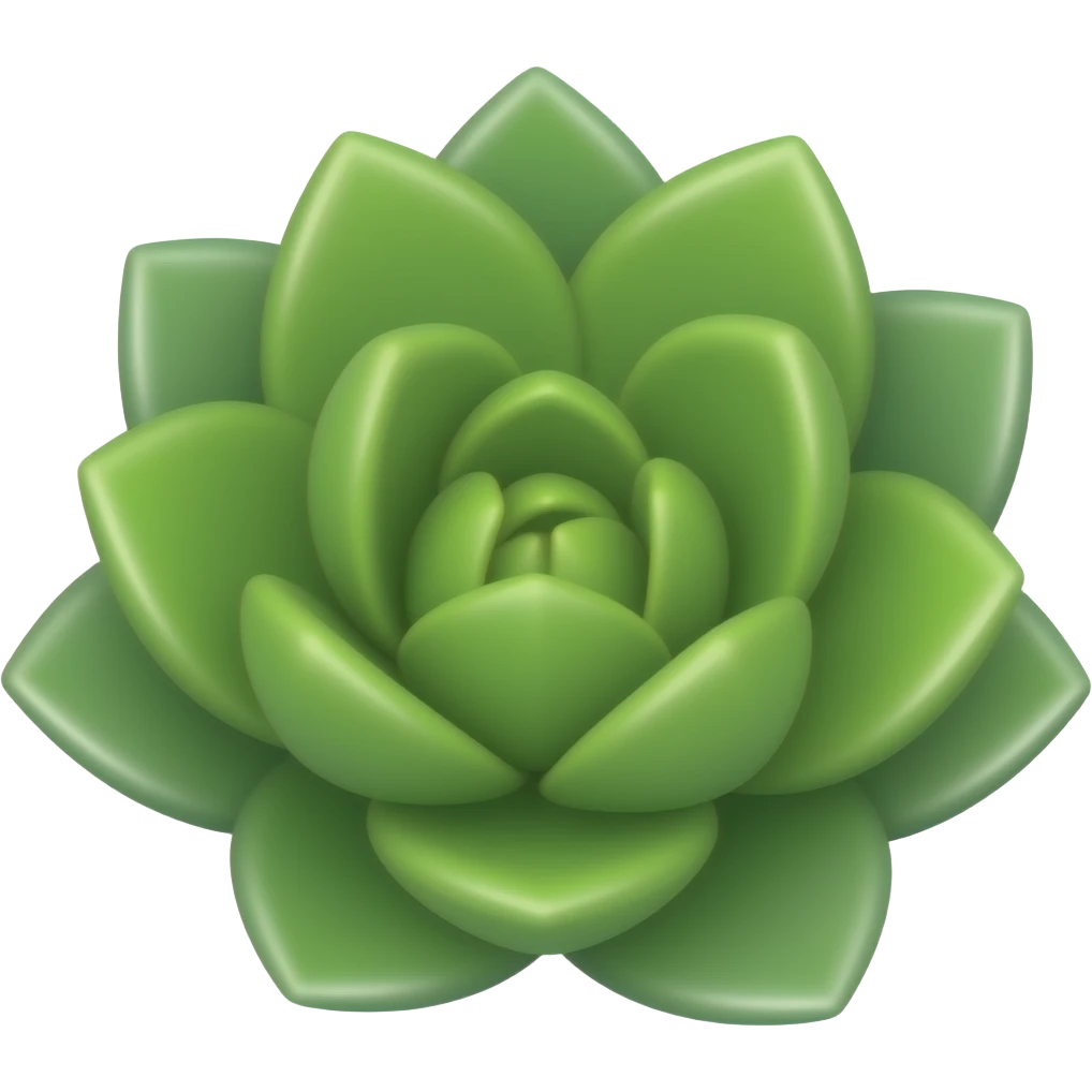 Jade plant emoji