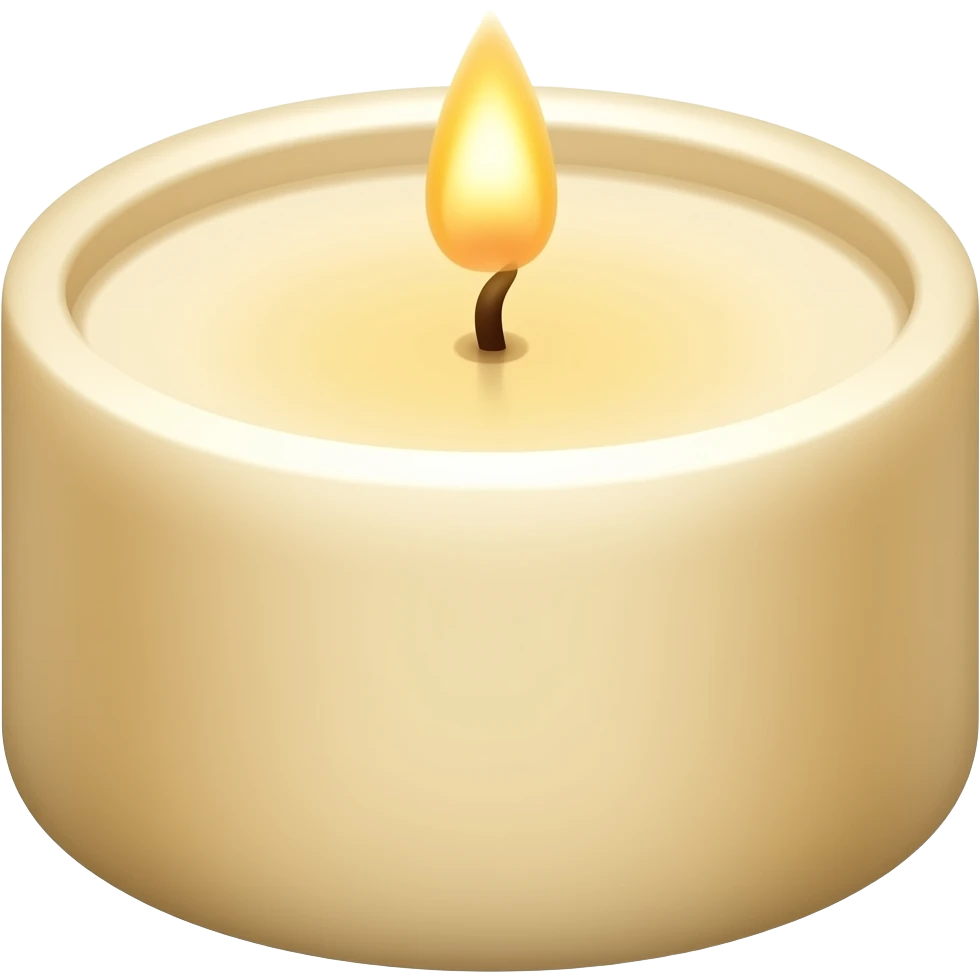 beautìul candle emoji