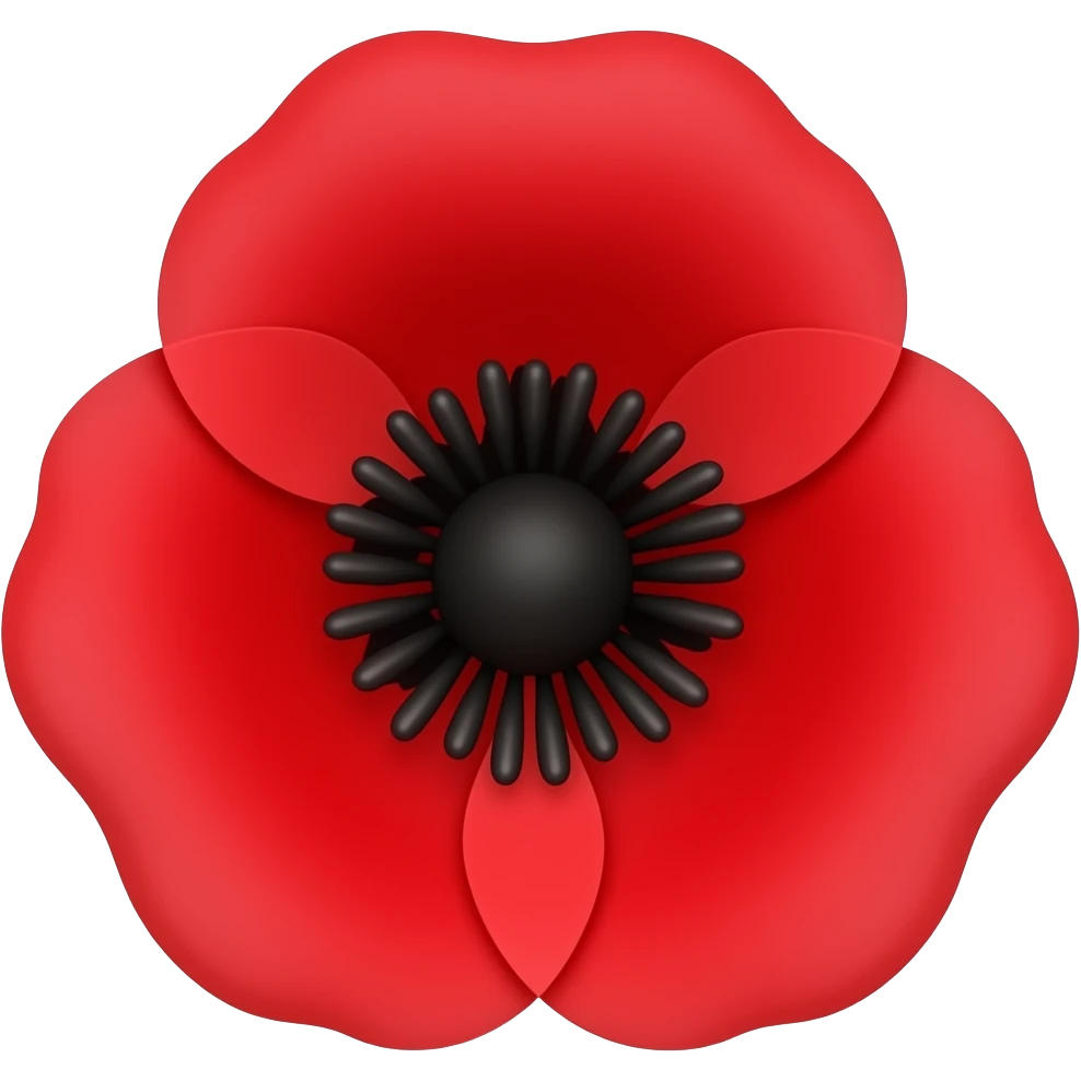 more like an anzac day poppy emoji