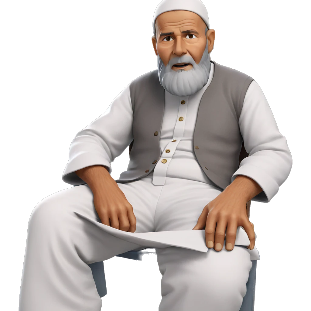old man with a beard emoji