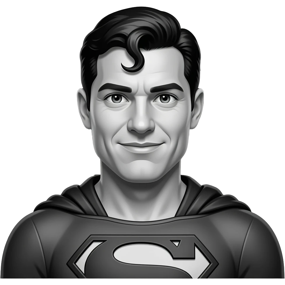 Black Superman emoji