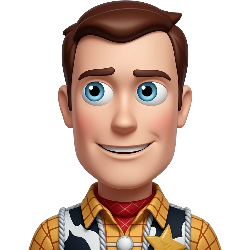 make woodys eyes looking at each sides emoji