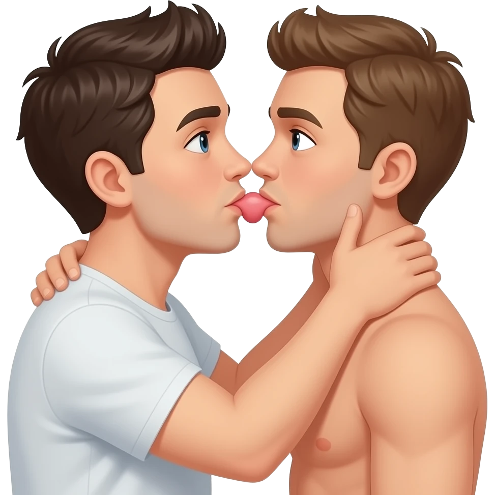 2 people having sex with all genitals visable emoji