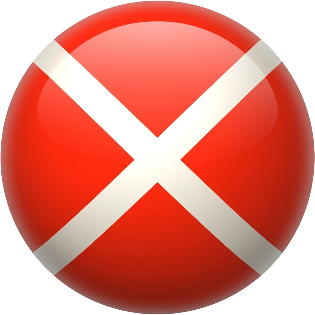 A red circle with one line, representing a stop sign or ban symbol. Commonly used for prohibition or restriction warnings. emoji