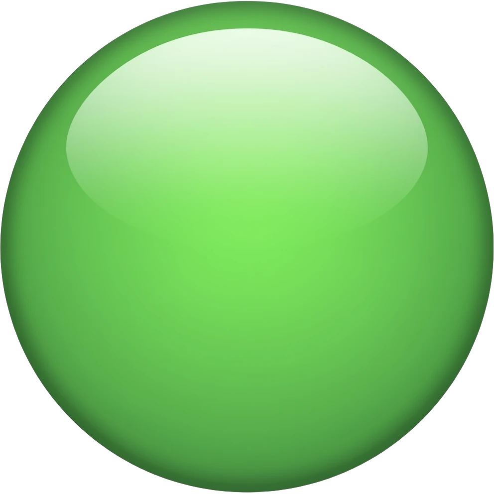 green bubble emoji