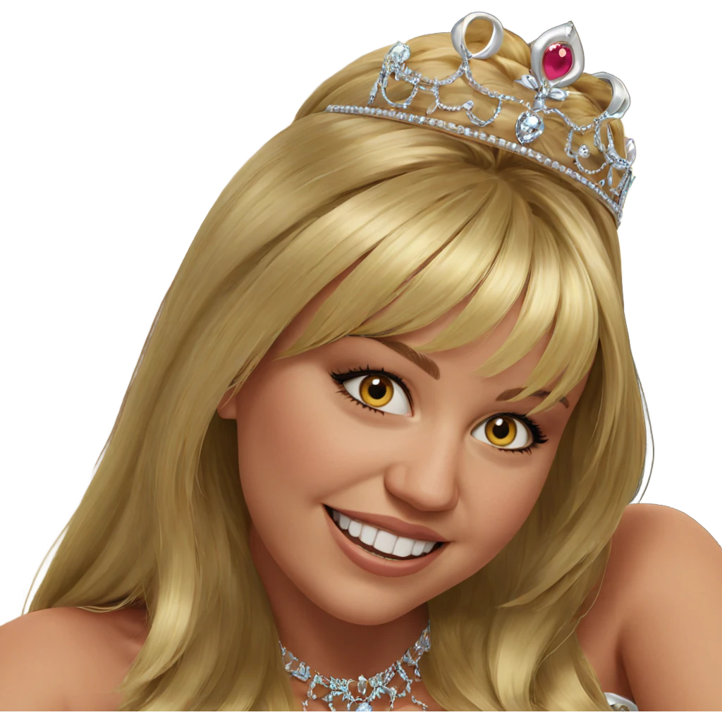 blonde beauty in tiara emoji