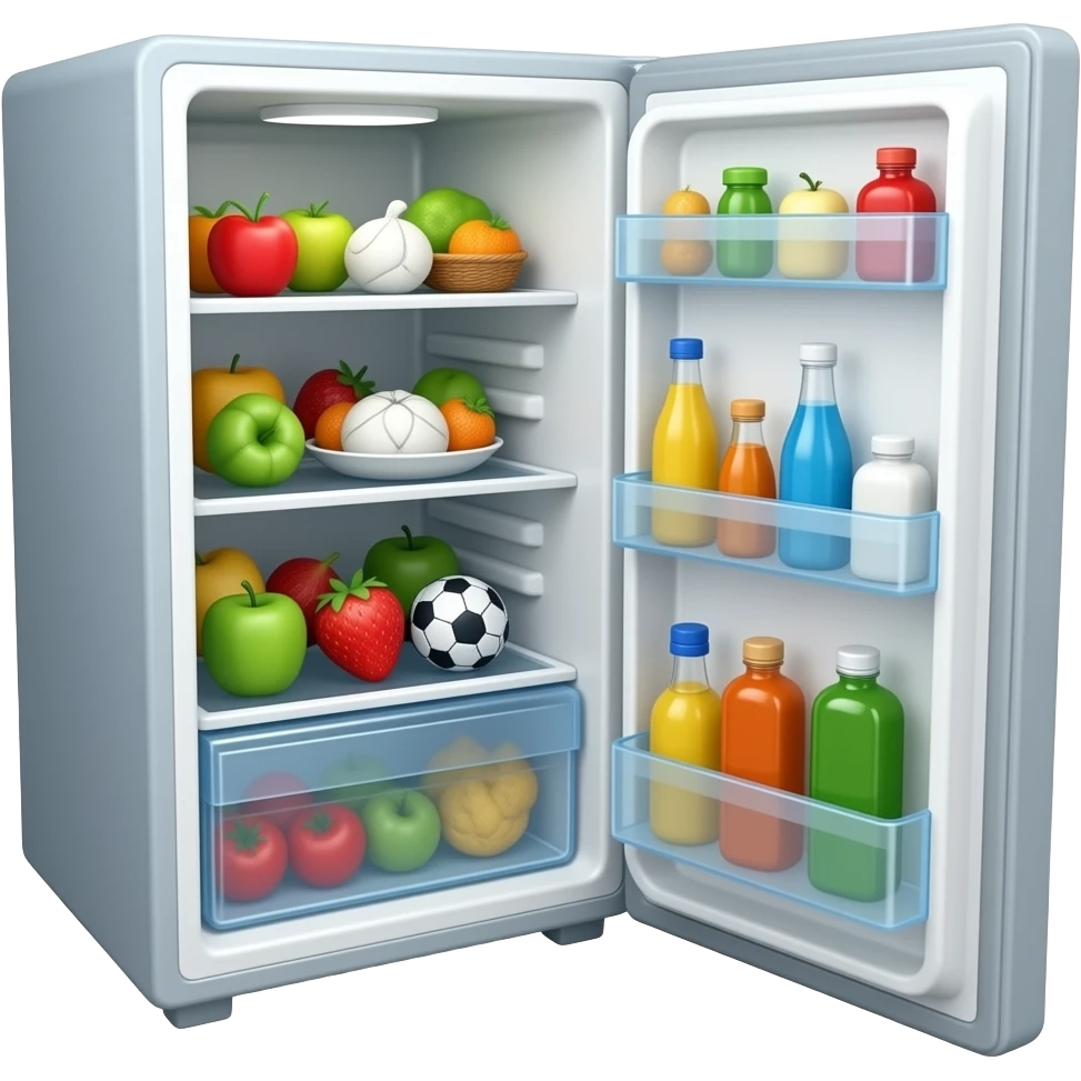 GELADEIRA ABERTA BAGUNÇADA emoji