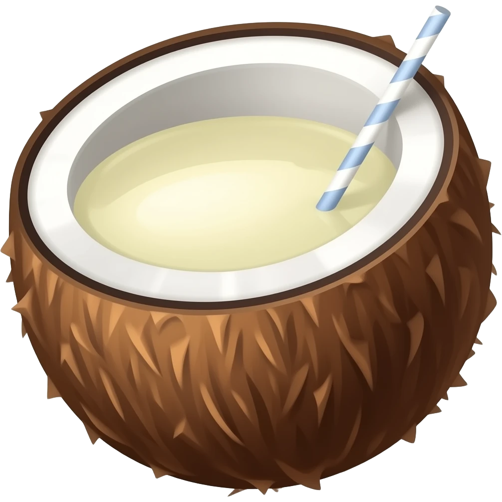 coconut drink emoji