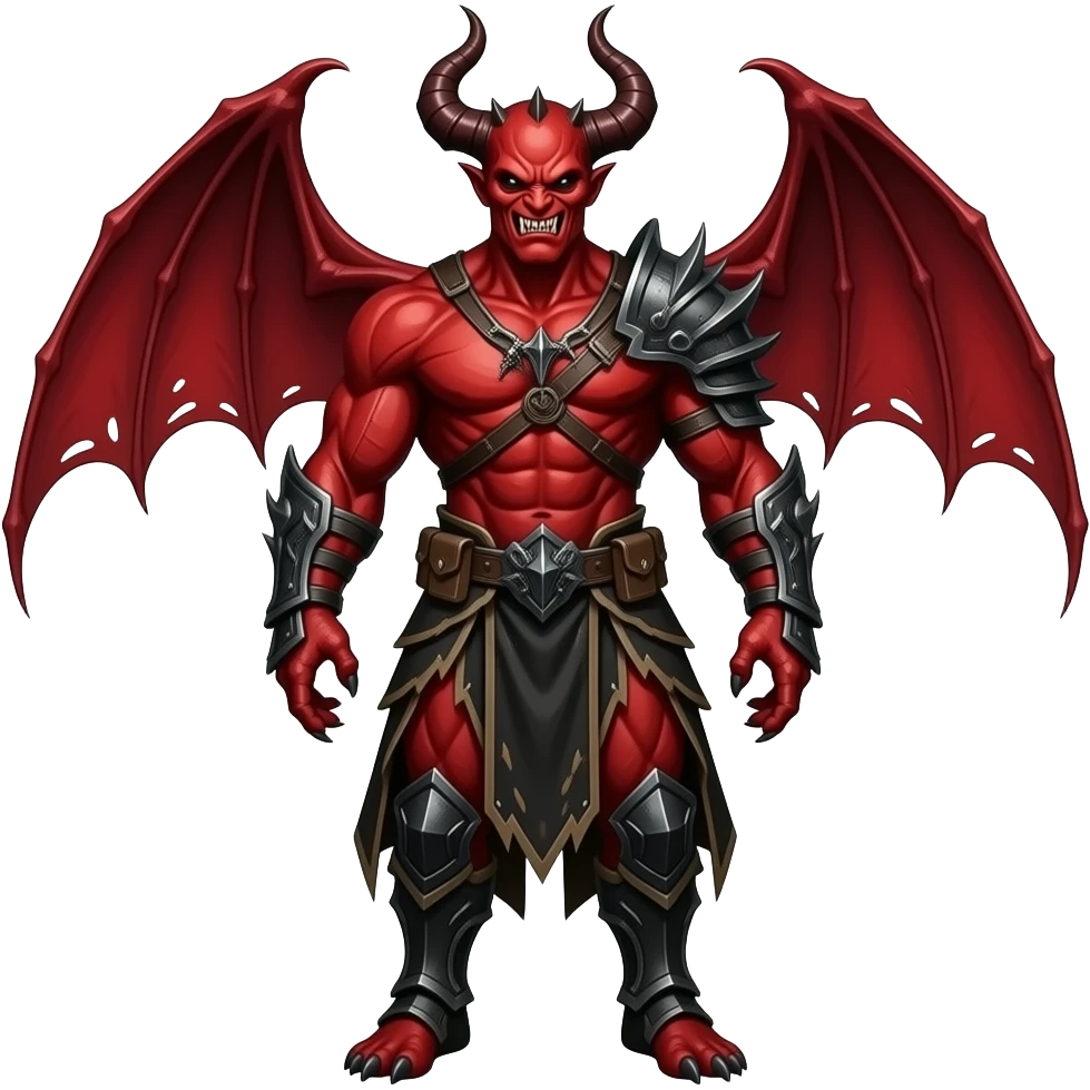 vecna from stranger things monster (red) emoji