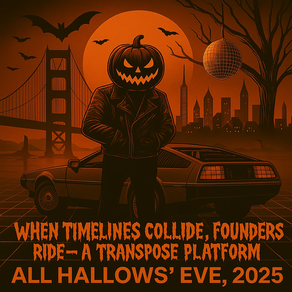 DO NOT CHANGE ANYTHING ELSE JUST MAKE THE FONT FOR WHEN TIMELINES COLLIDE, FOUNDERS RIDE, SPOOKY, RUNNY. KEEP THE SAME SIZE FONT.  emoji