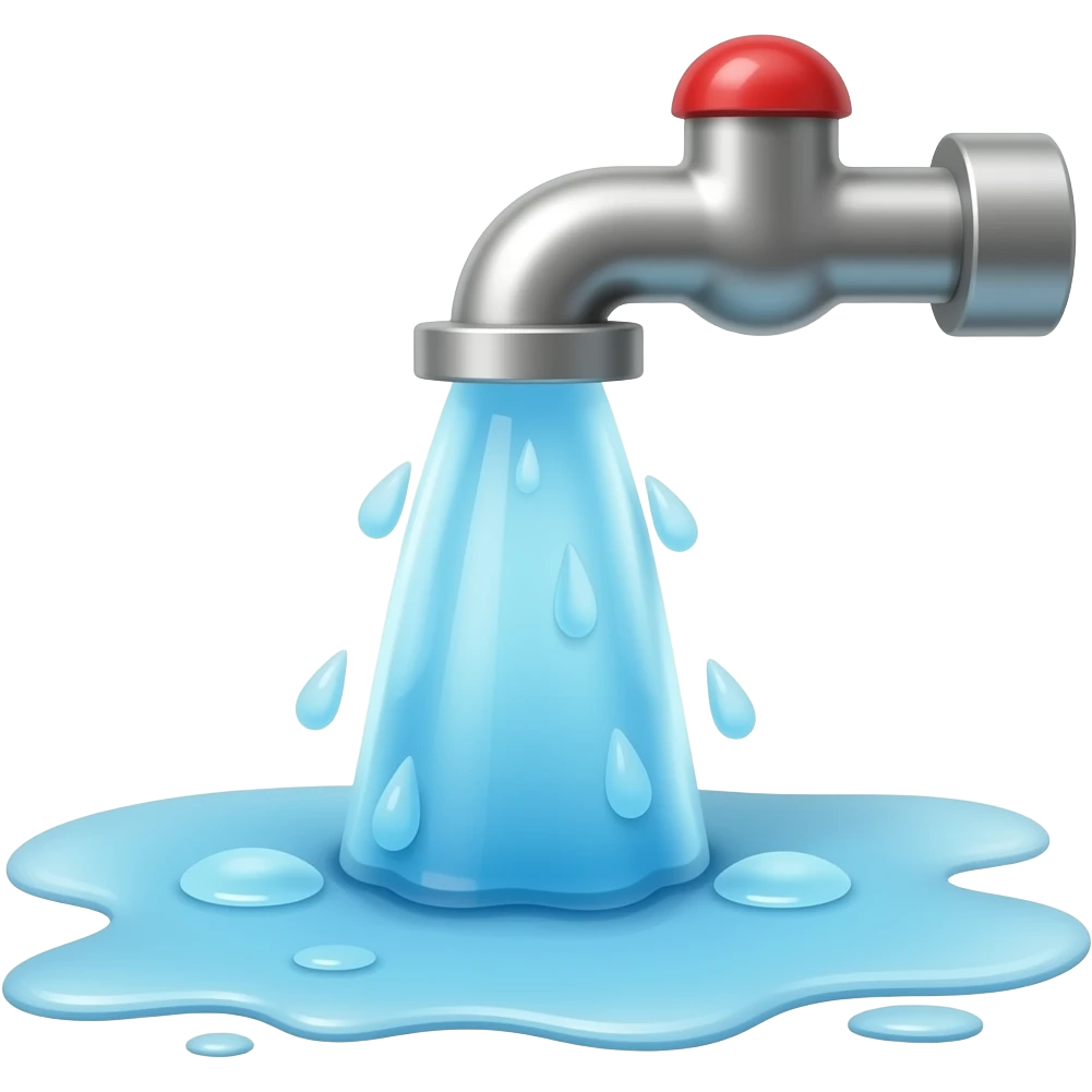 “Small leak” behind walls emoji