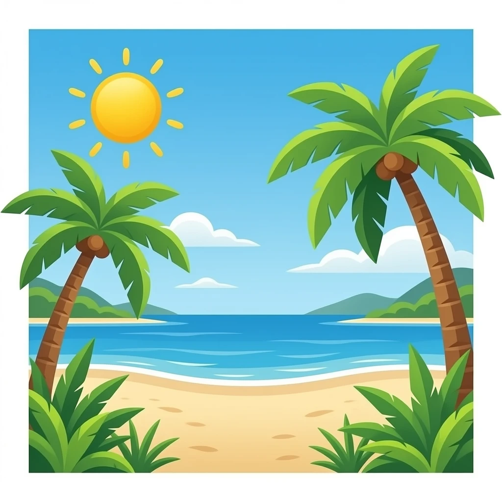 Pantai emoji