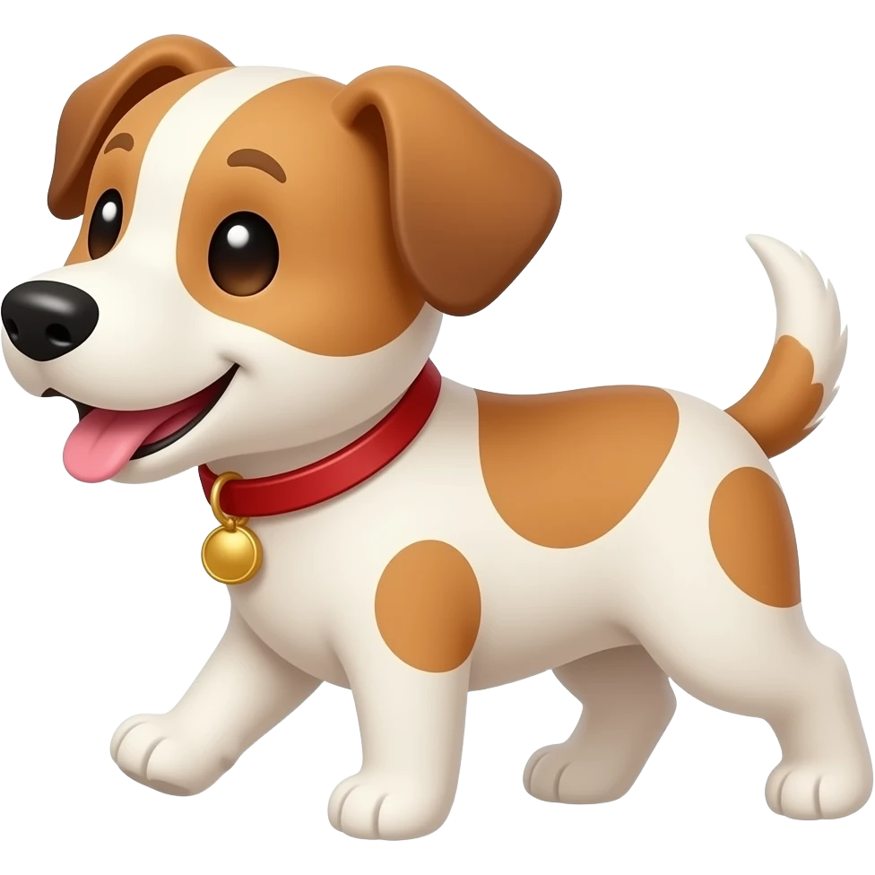 dog walk happy cute emoji