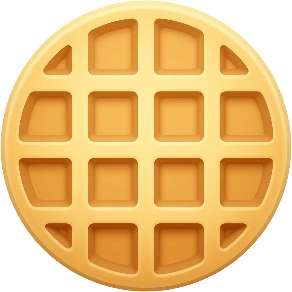 Waffle emoji