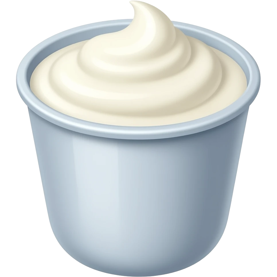 plain yogurt emoji