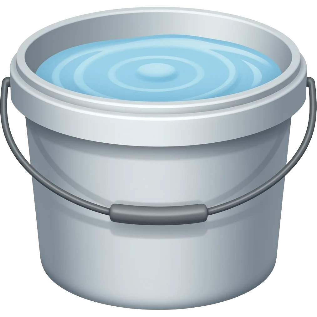 floor polish buckeet emoji