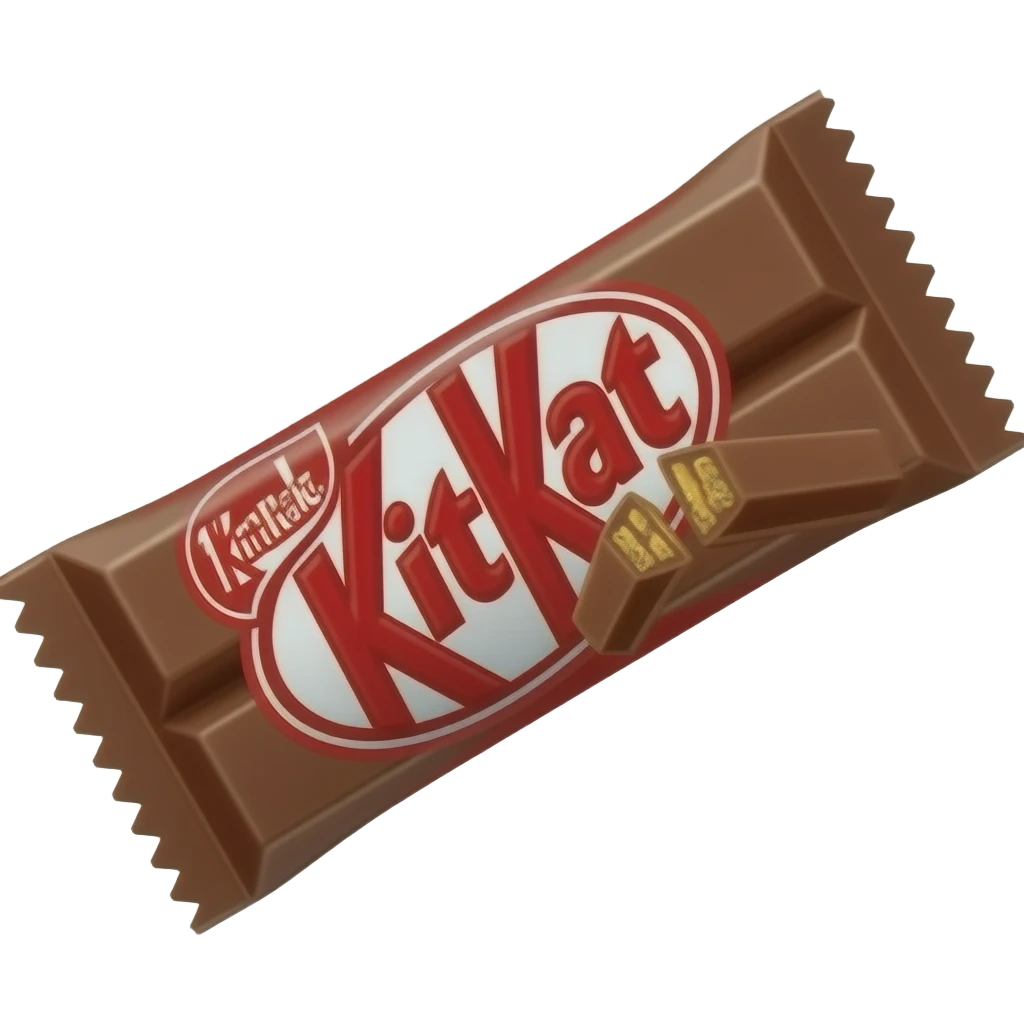 KitCats team logo, use a KitKat bar emoji