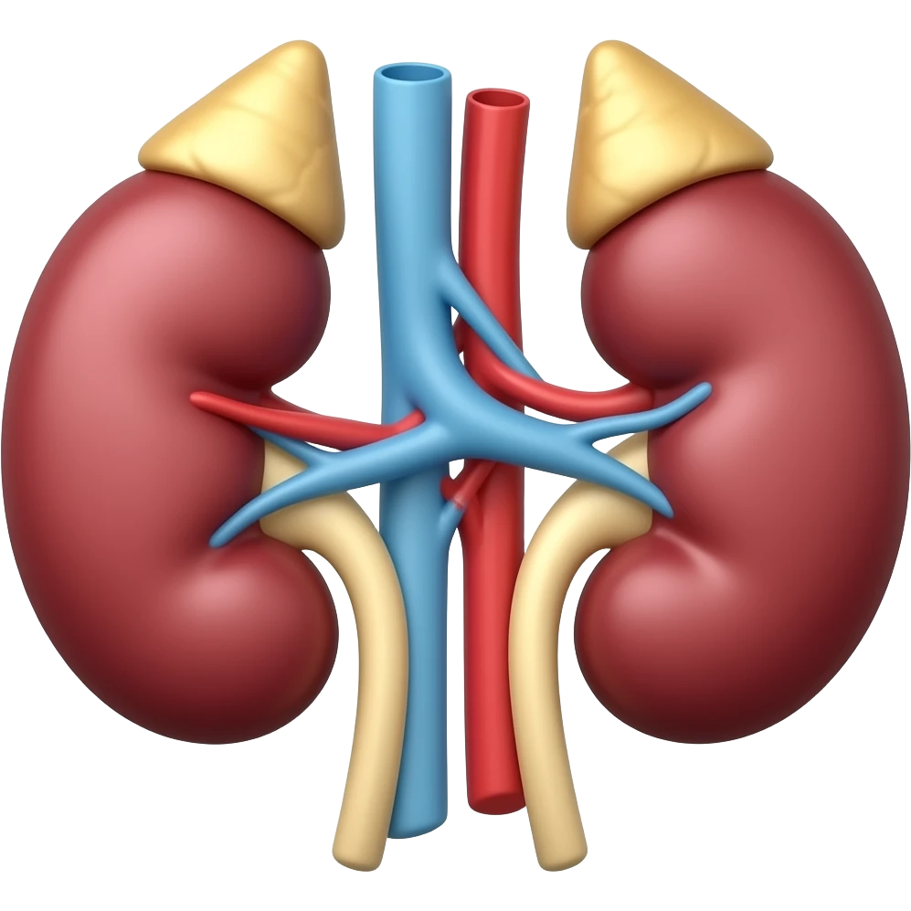 CREAME UN EMOJI DE UN RIÑÓN CON ENFERMEDAD RENAL emoji