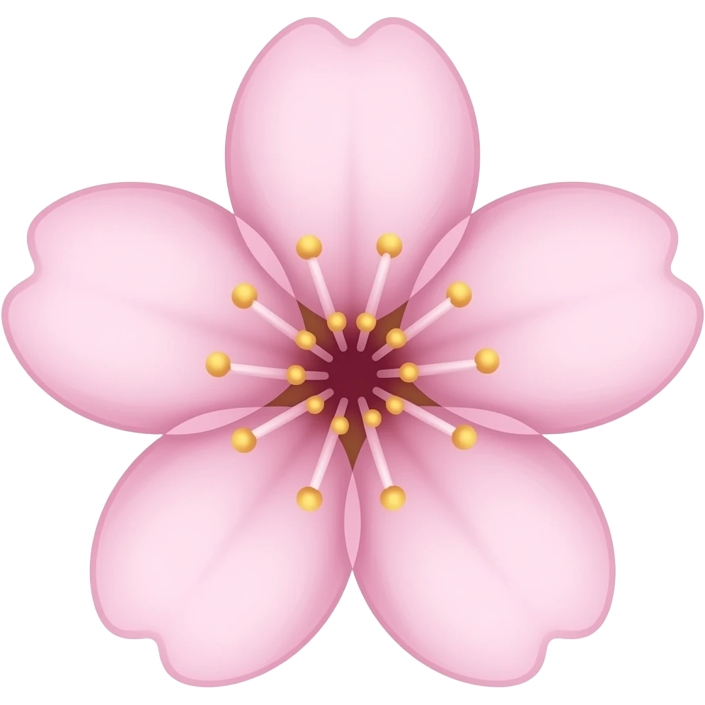 Sakura flower emoji
