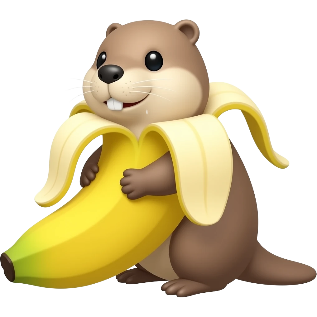 The platypus (Ornithorhynchus anatinus) is a banana. emoji