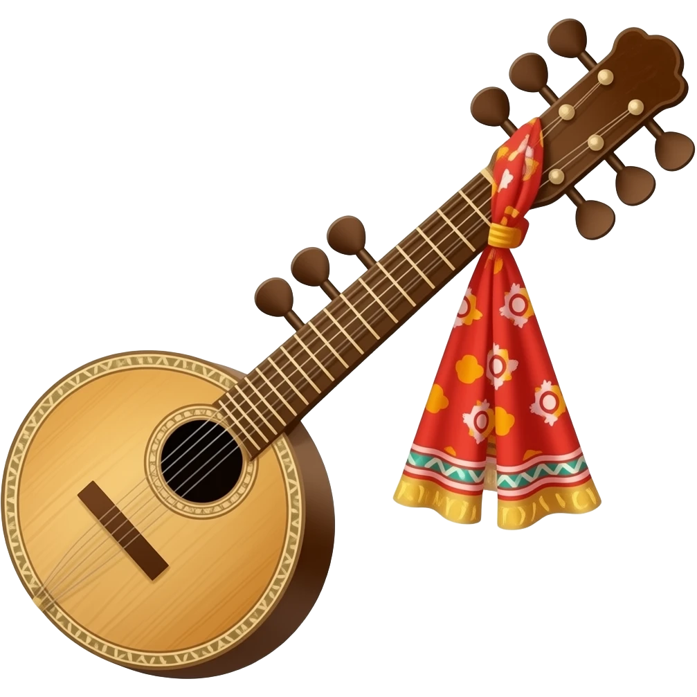 Rajasthani folk instrument emoji
