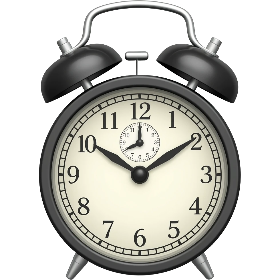 Alarm clock emoji