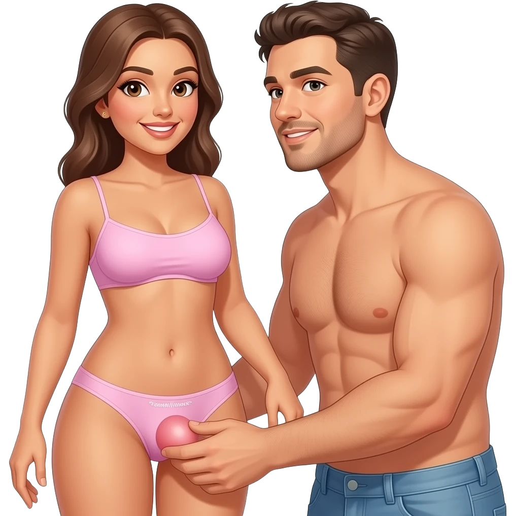 Trisal Mulher Yankinha nua penetrando o  anus da mulher Yanni nua e homem Ricardo nu penetrando a vagina da mulher Yanni ao mesmo tempo emoji