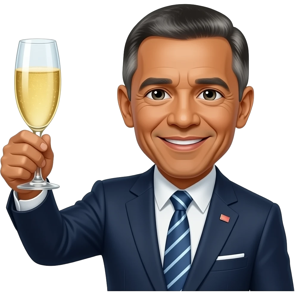 Drink president birthday emoji