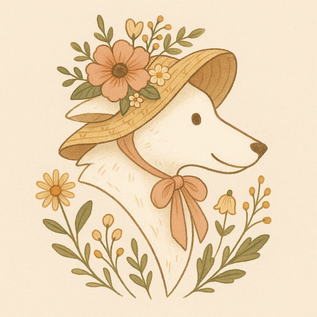 Give the Overwolf logo a cute cottagecore makeover emoji
