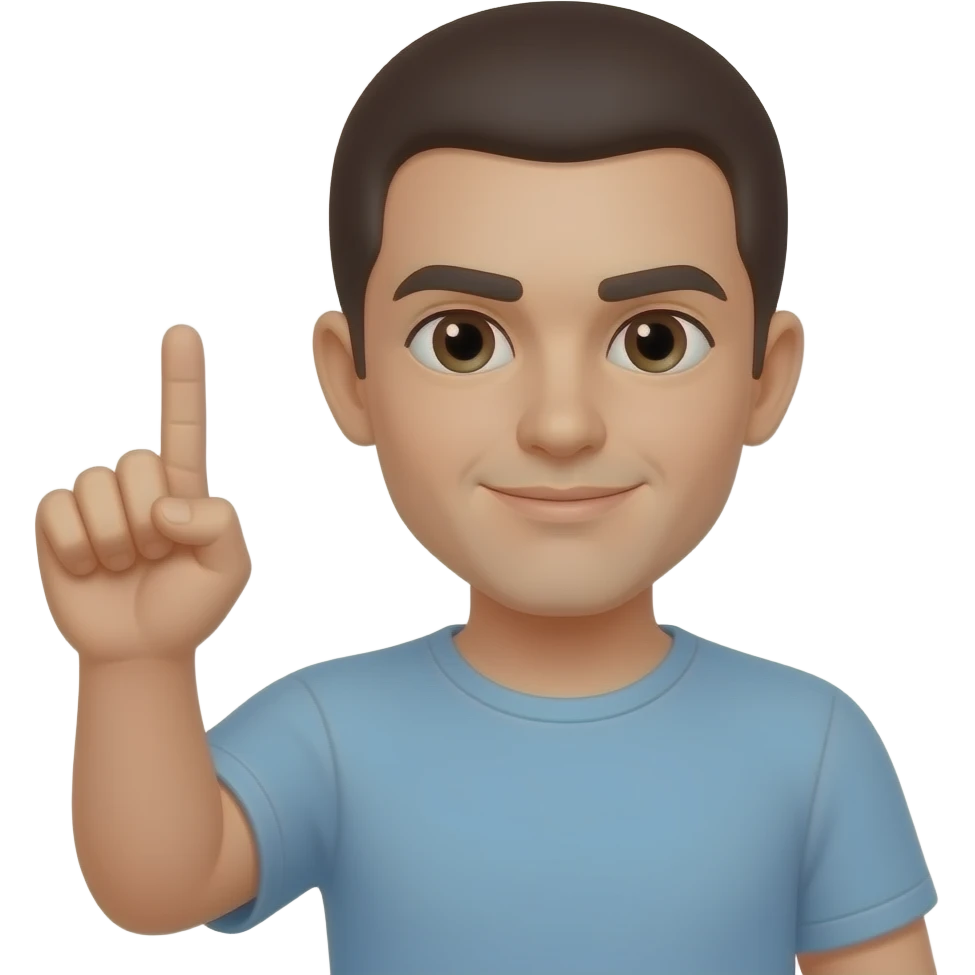 Middle finger guy emoji