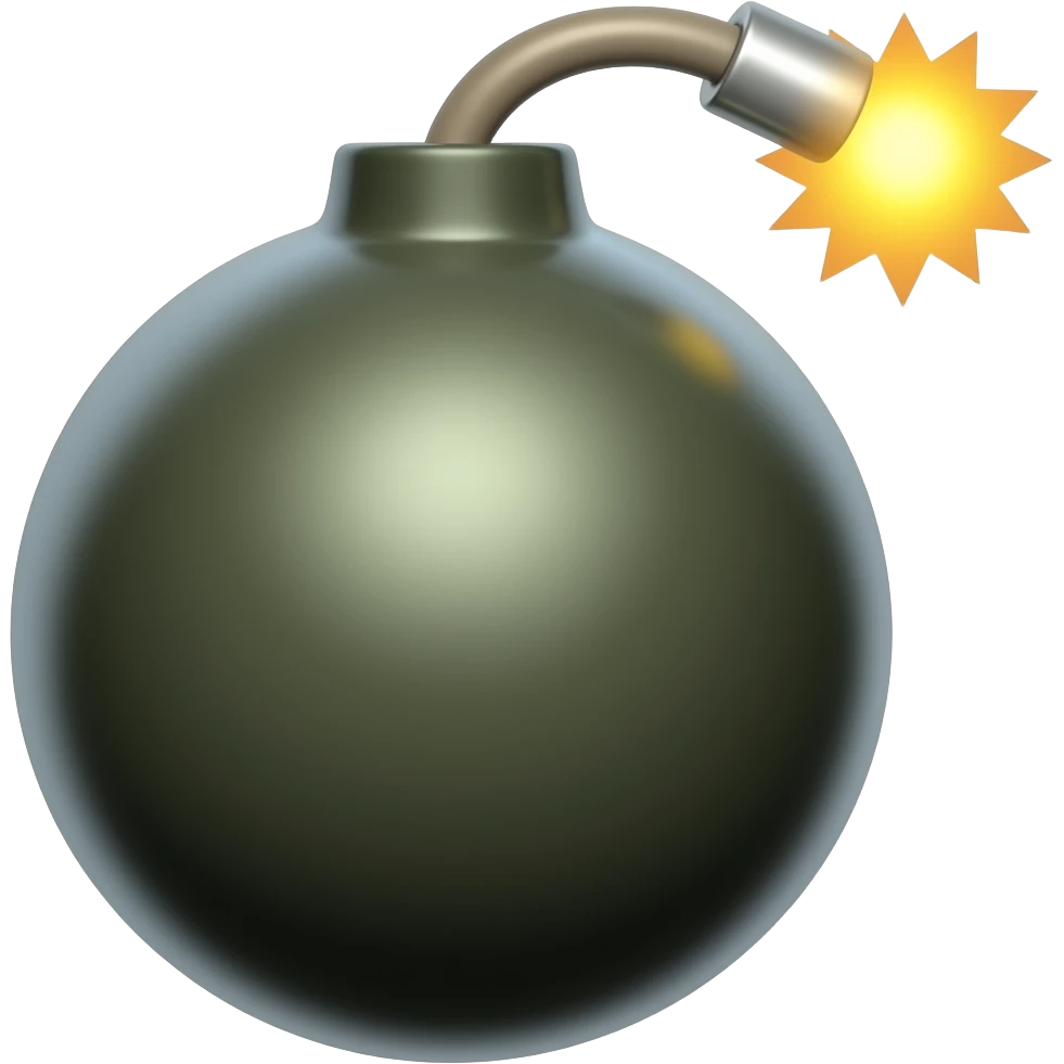 bomb emoji