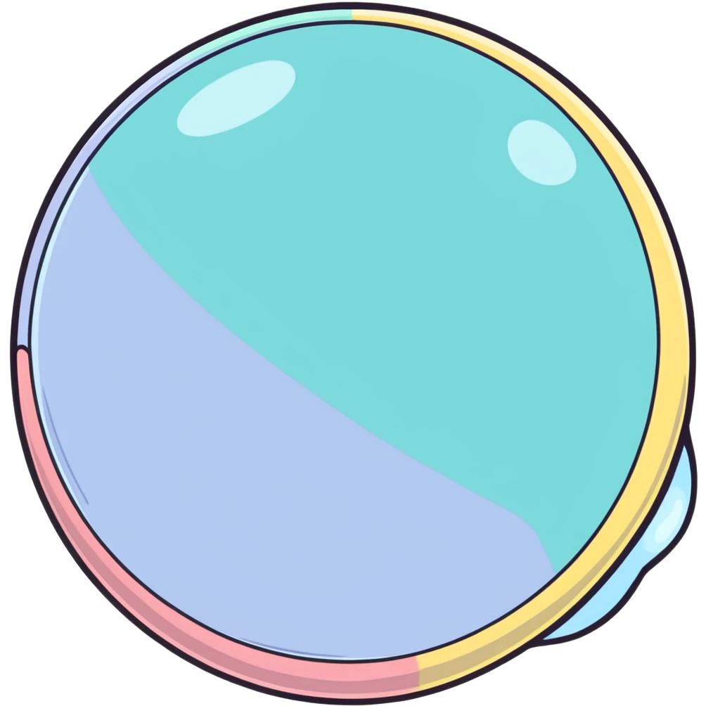 Skin care (bubble) emoji