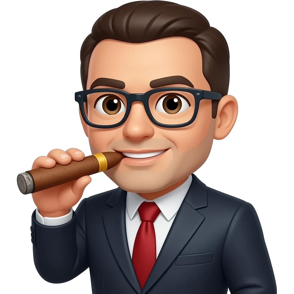 Personalized avatar with a Cigar emoji