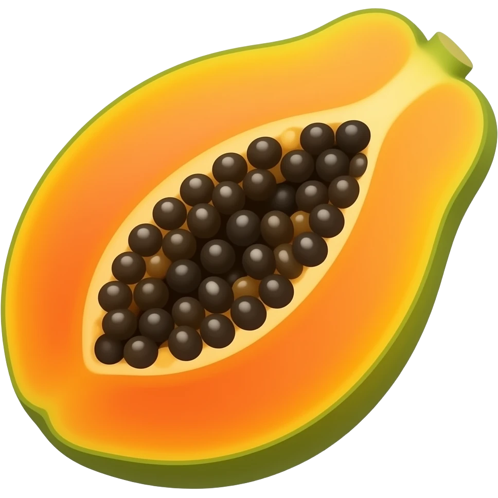 Papaya emoji