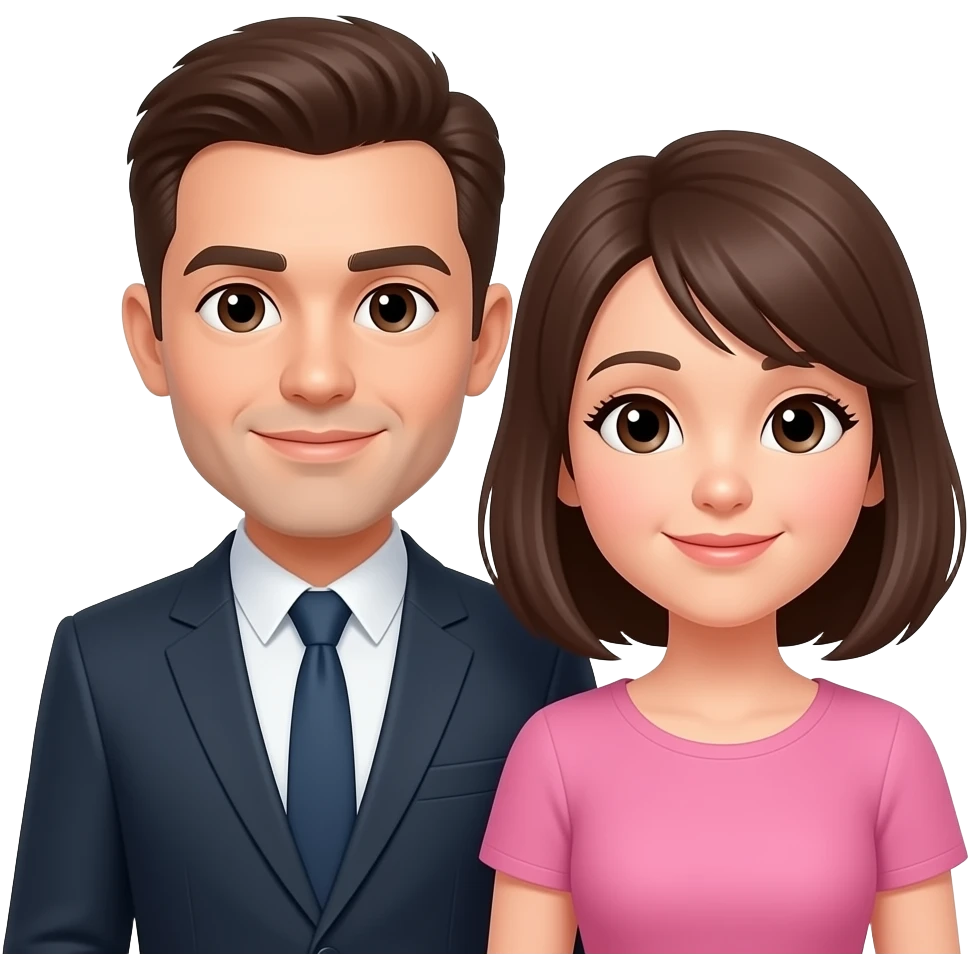 divorced man and woman emoji