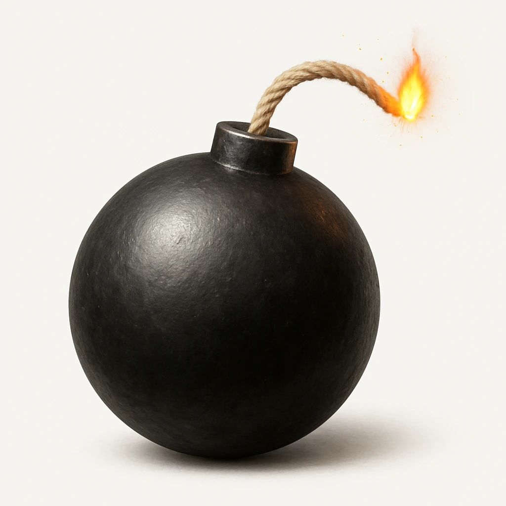 bomb emoji