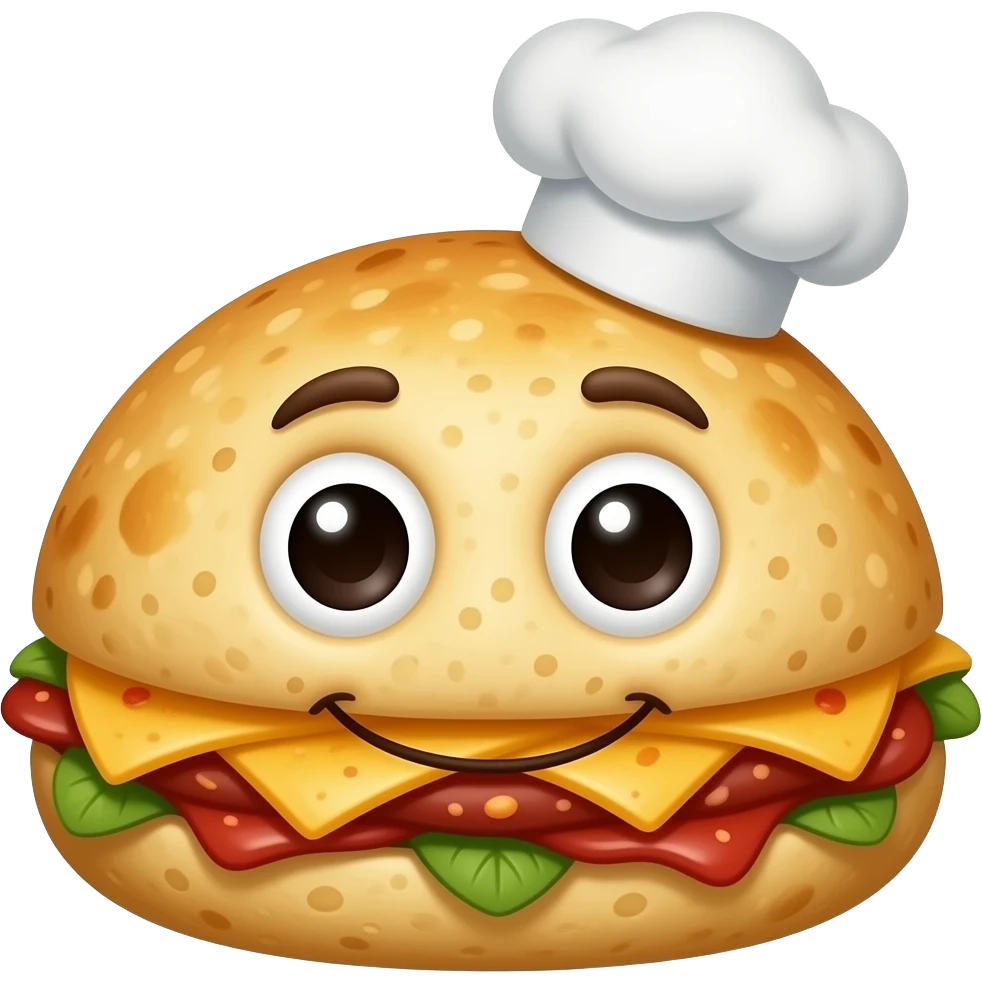 Hazme 1 personaje de una arepa venezolana emoji