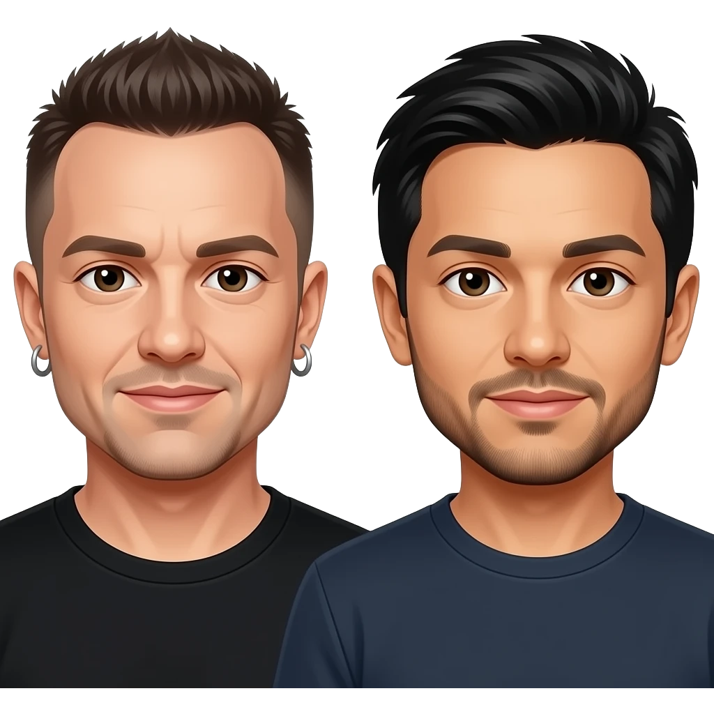 Chester Bennington and Mike Shinoda emoji
