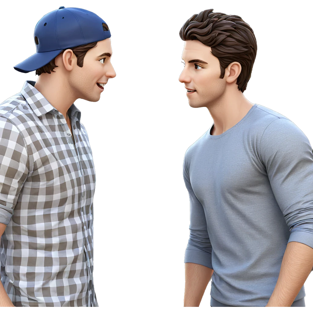 boys enjoying a sunny day emoji