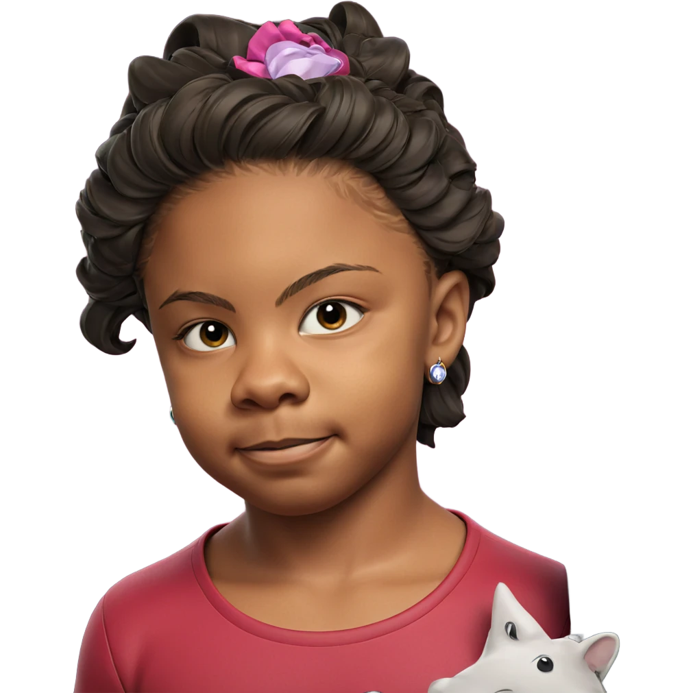 male portrait with earrings emoji