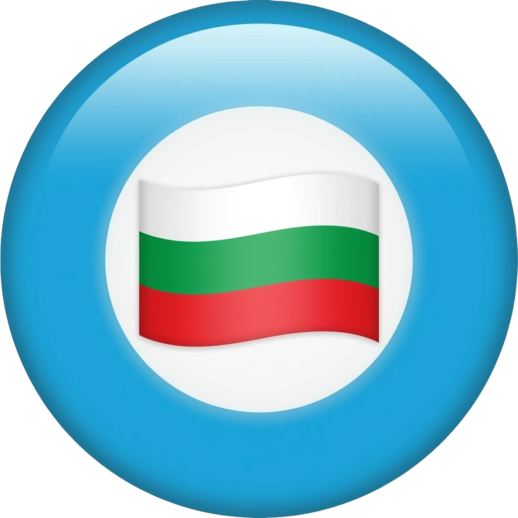 голубое небо без облок 1 белый круг в середине 1 красная полоса в низу 1 зелёная полоса выше красной полосы 1 белая полоса ниже зелёной полосы  в виде флага emoji
