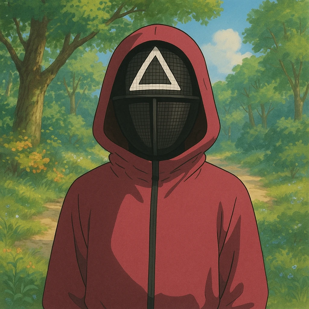 squid game mask emoji