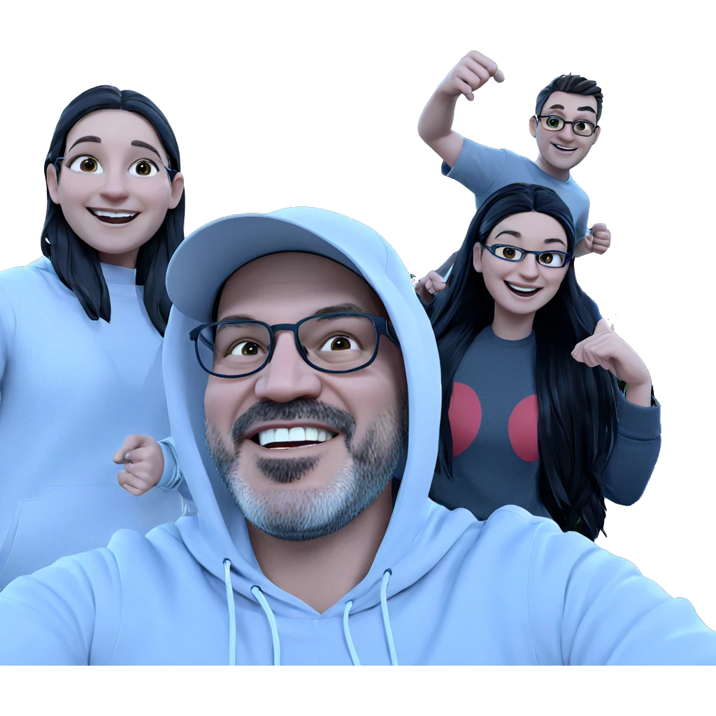 outdoor smiles with friends emoji