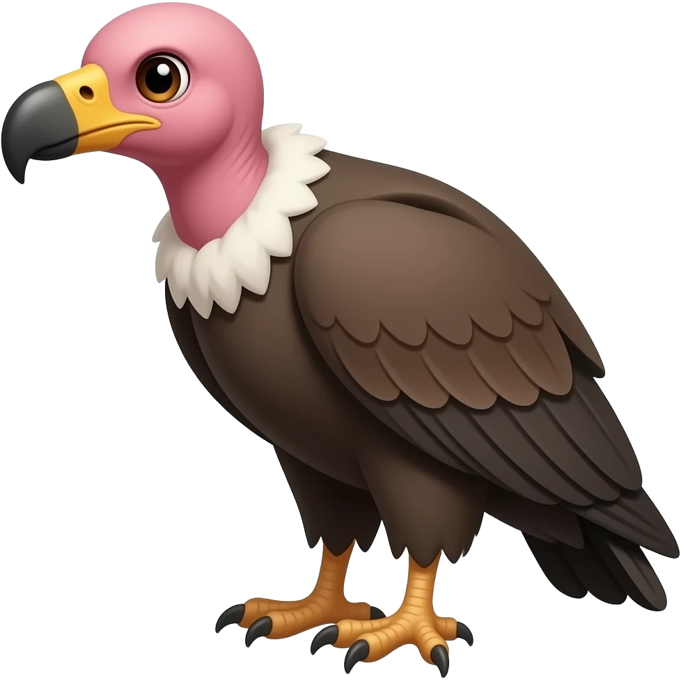 Cartoon vulture emoji