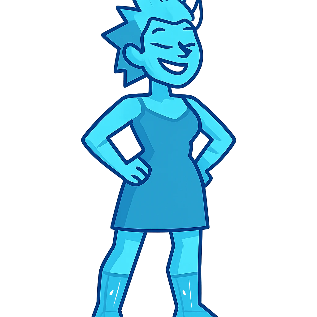 ice woman standing emoji