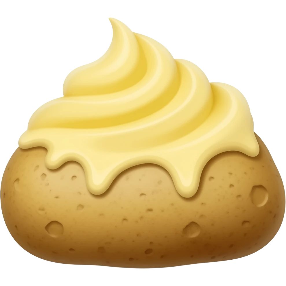 mashed potato emoji