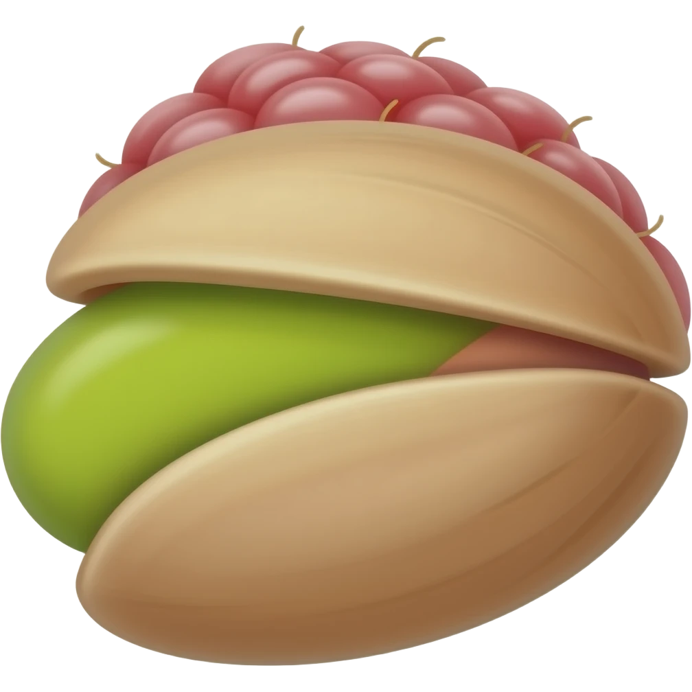Фисташка с малиной emoji